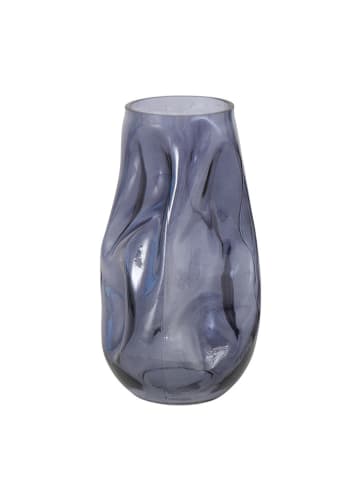 Boltze Vase ''Lojin'' in Grau - (H)27,8 x Ø 16 cm