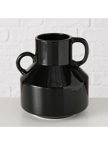 Boltze Wazon "Maru" w kolorze czarnym - wys. 18,5 x Ø 18 cm
