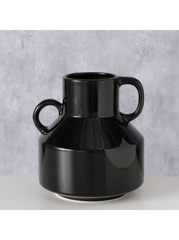 Boltze Wazon "Maru" w kolorze czarnym - wys. 18,5 x Ø 18 cm