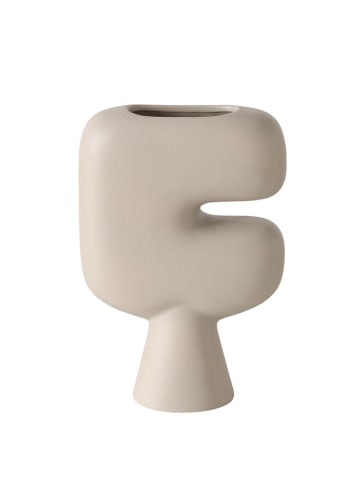 Boltze Vaas "Pasu" beige - (B)15 x (H)22,8 x (D)6 cm