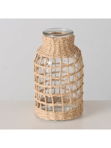 Boltze Vase ''Stola'' in Beige - (H)20 x Ø 11 cm