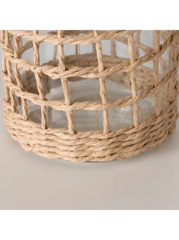 Boltze Wazon "Stola" w kolorze beżowym - wys. 20 x Ø 11 cm