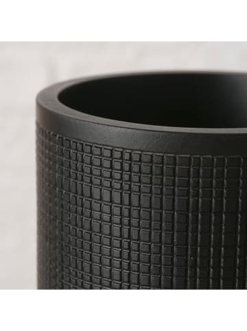 Boltze Voorraadpot "Bathy" zwart - (H)10,7 x Ø 9,2 cm