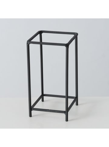 Boltze Windlicht ''Sorina'' in Schwarz - (B)11 x (H)20 x (T)11 cm