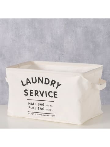 Boltze Wasmand "Laundry" beige - (B)35,5 x (H)21 x (D)22,5 cm