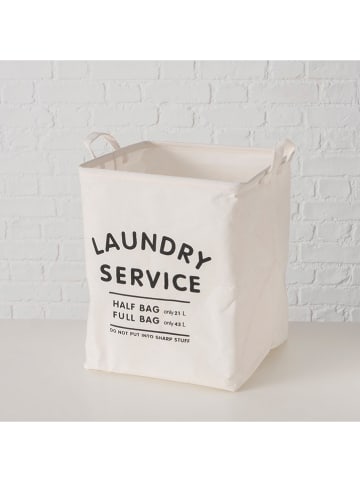 Boltze Wasmand "Laundry" beige - (B)33,5 x (H)39,5 x (D)33,5 cm