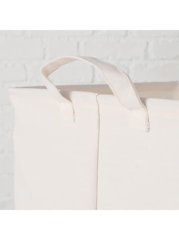 Boltze Wäschekorb ''Laundy'' in Beige - (B)33,5 x (H)39,5 x (T)33,5 cm