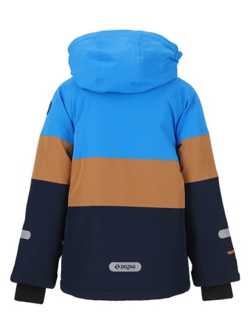 Zigzag Ski-/ Snowboardjacke "Taylora" in Blau/ Hellbraun
