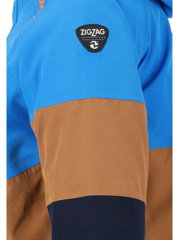 Zigzag Ski-/ Snowboardjacke "Taylora" in Blau/ Hellbraun