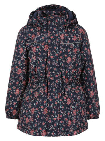 Zigzag Parka "Angelina" in Dunkelblau/ Rot