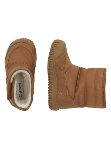 Zigzag Boots "Tate" in Hellbraun