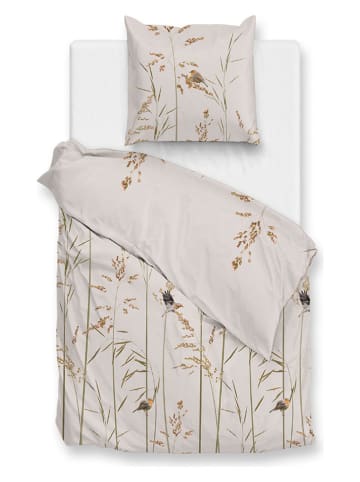HNL Flanell-Bettwäsche-Set "Pettirosso" in Beige