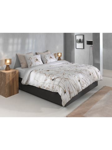 HNL Flanell-Bettwäsche-Set "Pettirosso" in Beige