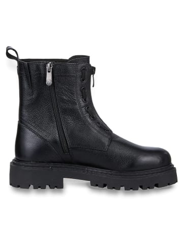 Marco Tozzi Leder-Boots in Schwarz