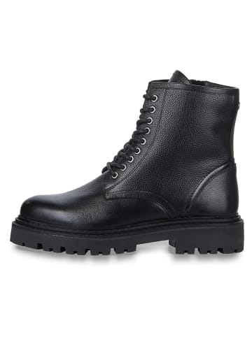 Marco Tozzi Leder-Boots in Schwarz