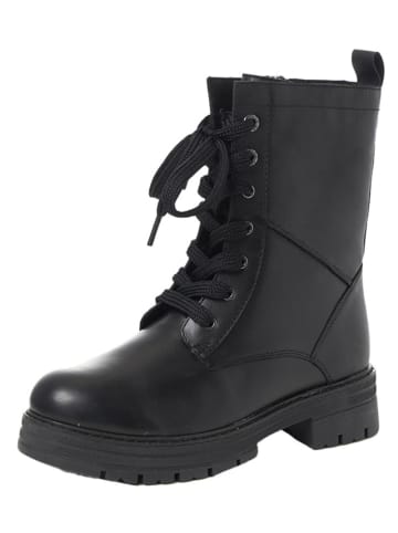 Marco Tozzi Leren boots zwart