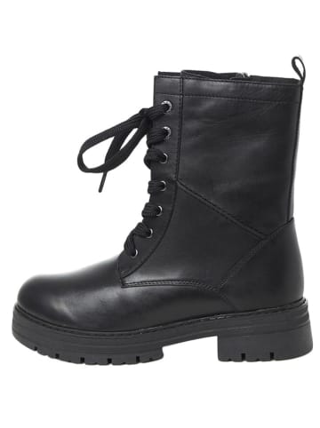 Marco Tozzi Leren boots zwart