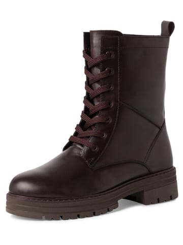 Marco Tozzi Leder-Boots in Braun