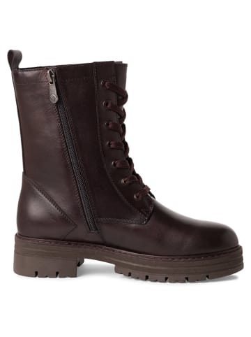 Marco Tozzi Leren boots bruin