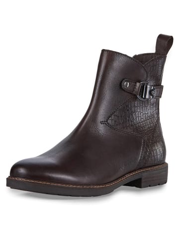 Marco Tozzi Leren boots bruin