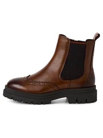 Marco Tozzi Leren boots bruin