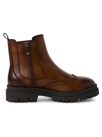 Marco Tozzi Leder-Boots in Braun