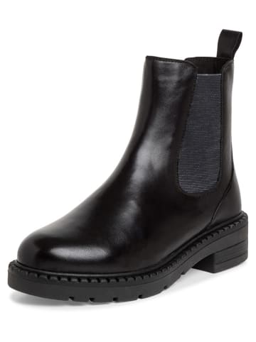 Marco Tozzi Leren boots zwart