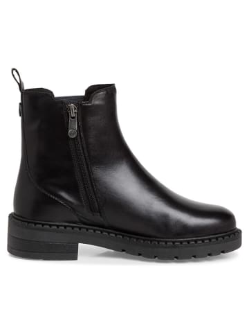 Marco Tozzi Leren boots zwart