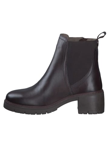 Marco Tozzi Leder-Stiefeletten in Braun