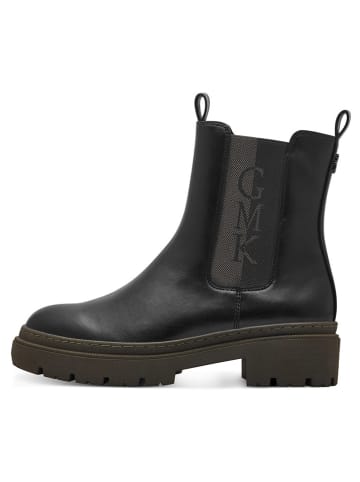 Marco Tozzi Boots in Schwarz/ Khaki