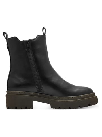 Marco Tozzi Chelseaboots zwart/kaki
