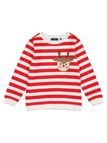 Blue Seven Sweatshirt in Weiß/ Rot