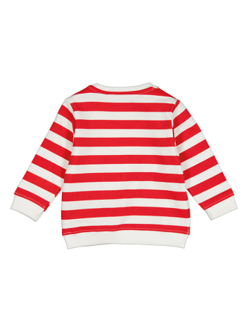 Blue Seven Sweatshirt in Weiß/ Rot