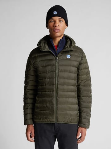 North Sails Kurtka pikowana w kolorze khaki