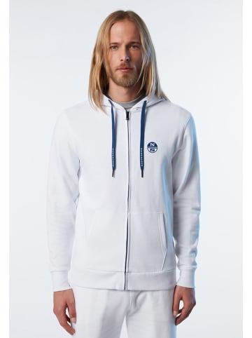 North Sails Sweatjacke in Weiß