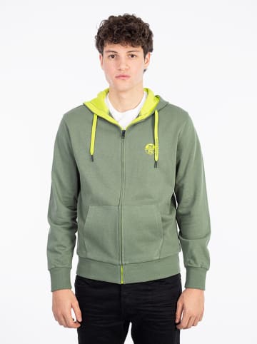 North Sails Bluza w kolorze zielono-żółtym