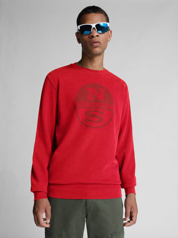 North Sails Sweatshirt in Rot