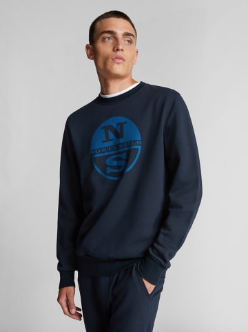North Sails Sweatshirt in Dunkelblau