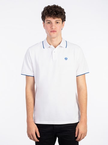 North Sails Poloshirt in Weiß