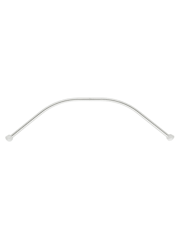 Wenko Douchegordijnstang zilverkleurig - Ø 2,5 cm