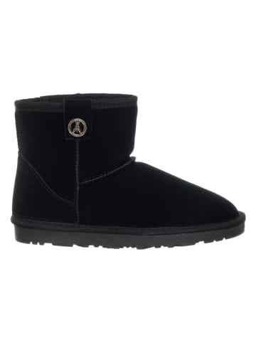 Patrizia Pepe Leren winterboots zwart