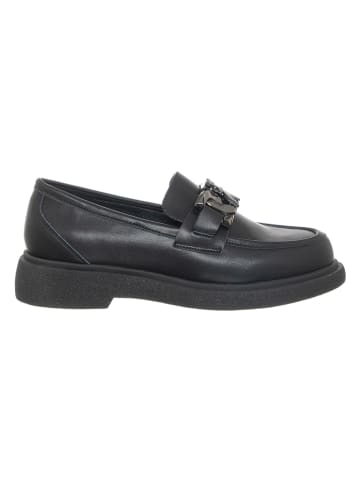 Patrizia Pepe Leren mocassins zwart