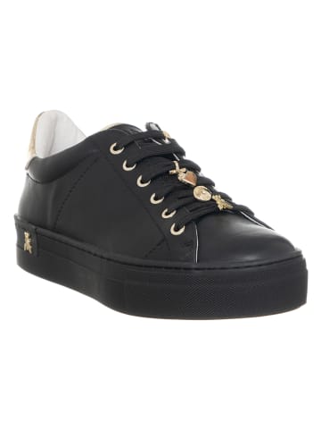 Patrizia Pepe Leren sneakers zwart