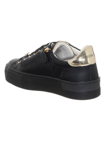 Patrizia Pepe Leren sneakers zwart