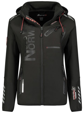 Geographical Norway Kurtka softshellowa "Reine" w kolorze czarnym