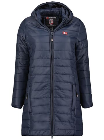 Geographical Norway Steppmantel "Atika" in Dunkelblau