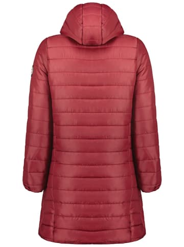 Geographical Norway Doorgestikte mantel "Atika" bordeaux
