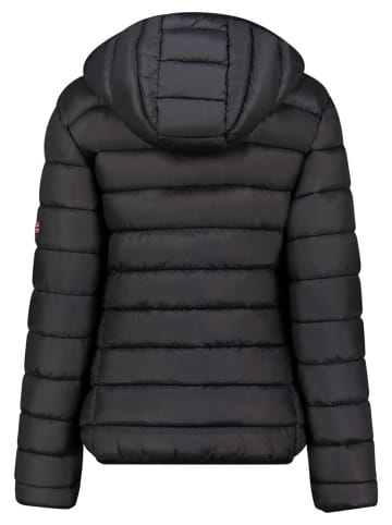 Geographical Norway Steppjacke "Atikabadge" in Schwarz