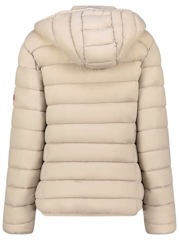 Geographical Norway Doorgestikte jas "Atikabadge" beige