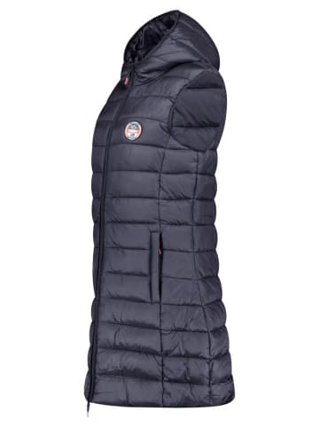 Geographical Norway Steppweste "Vatikabadge" in Dunkelblau